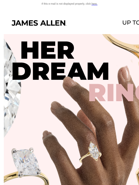 jamesallen newsletter: Starts Now 💍 Up to 25% Off* Engagement Ring Setti...