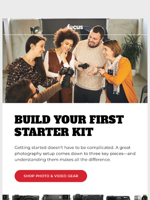focuscamera newsletter: The essentials every beginner needs