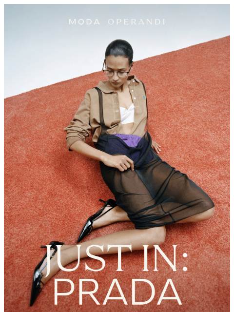 modaoperandi newsletter: The latest from PRADA