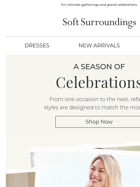 softsurroundings newsletter: Spring's Most Refined Styles