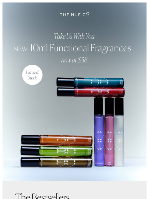 thenueco newsletter: NEW: 10ml Functional Fragrances