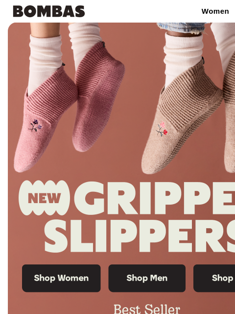 bombas newsletter: Fresh Gripper Slippers, Yours For The Pickin’