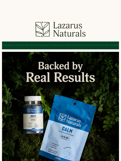 lazarusnaturals newsletter: See  👀 What Real Support Looks Like 🌿