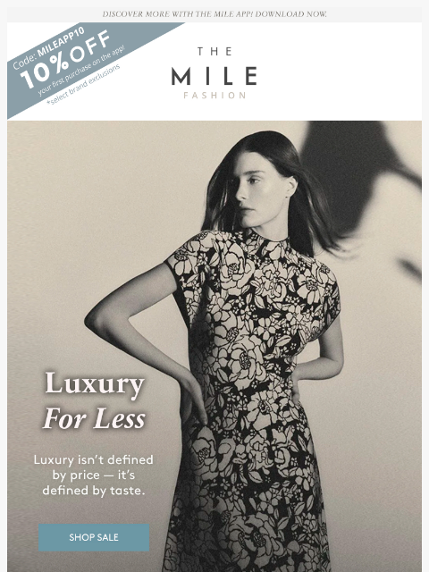 orchardmile newsletter: Because true style isn’t about how much you spend