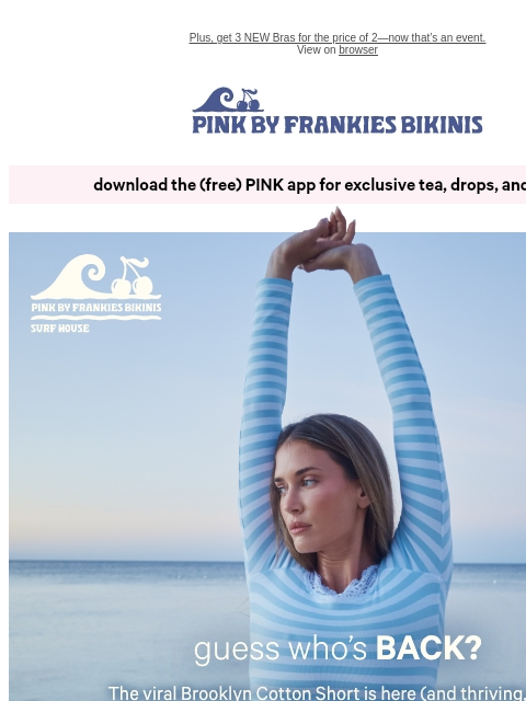 vspink newsletter: Inside: Our Viral Shorts & Flares 😉