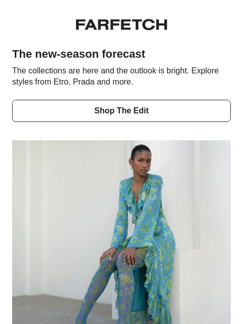 farfetch newsletter: The new season is here