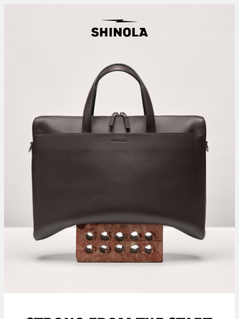 shinola newsletter: Introducing Canfield Leather