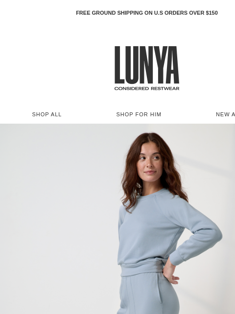 lunya newsletter: NEW SILKSWEATS™ FOR SPRING