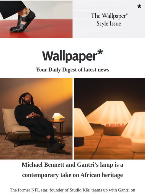 Michael Bennett's African-inspired table lamp, modernist churches, restomod Italian cars, and Piaget's golden 1980s revival ‌ ‌ ‌ ‌ ‌ ‌ ‌ ‌ ‌ ‌ ‌ ‌ ‌ Wallpaper* Your Daily Digest of latest news