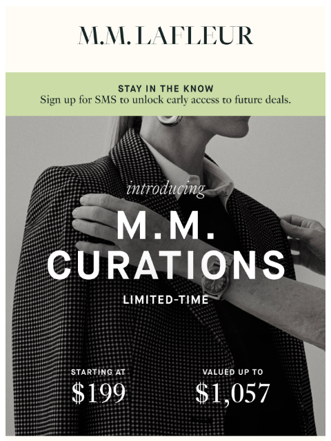 mmlafleur newsletter: M.M. Curations: Discover your new favorites.