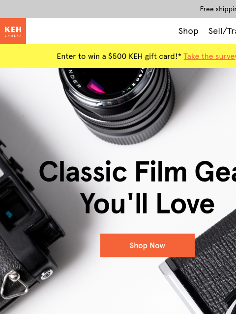 keh newsletter: Film gear you didn't know you needed 🤩