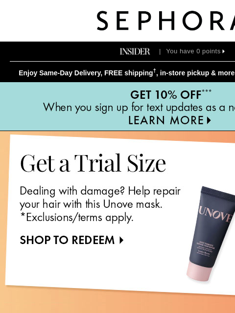 sephora newsletter: THEY’RE HERE 🤩 🤩 🤩