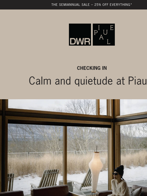 dwr newsletter: Escape to Piaule with Erica Choi, founder of Super...