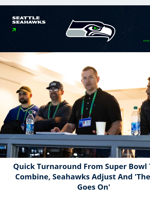 seahawksemail newsletter: From The Super Bowl To The NFL Combine