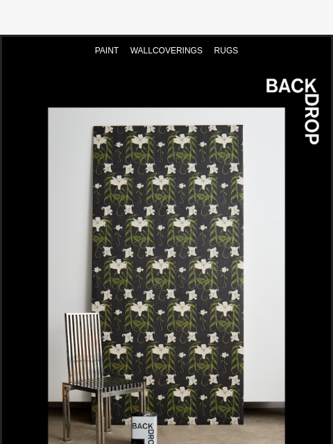 backdrophome newsletter: "A LITTLE ART NOUVEAU, A LOT OF COOL" 🥀