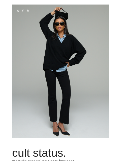 ayr newsletter: you've seen this pant, right?