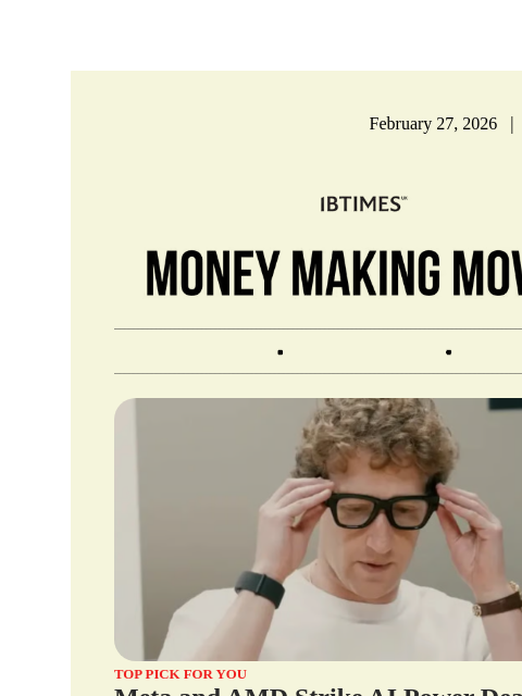 beehiiv newsletter: Did Meta Just Give AMD a Major AI Boost?