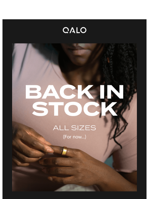 qalo newsletter: Your QRNT Slim is back