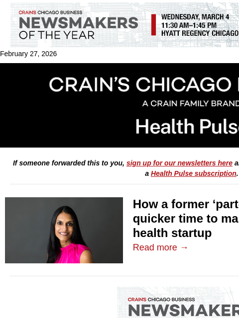 crainalerts newsletter: Finding a shorter route to market