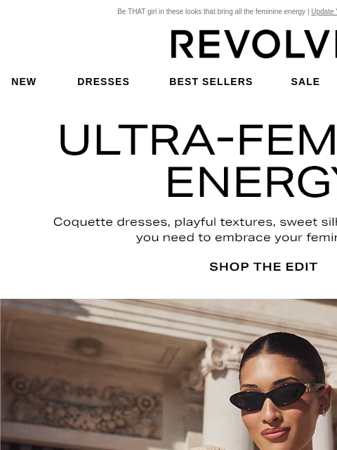 Be THAT girl in these looks that bring all the feminine energy | Update Your Email Preferences New Dresses Best Sellers Sale My Favorites Beauty Ultra-Feminine Energy. Coquette dresses, playful