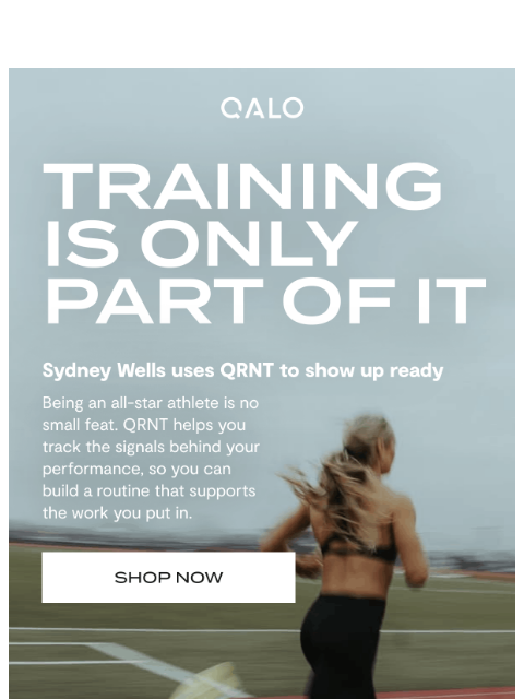 qalo newsletter: The data your routine’s been waiting for