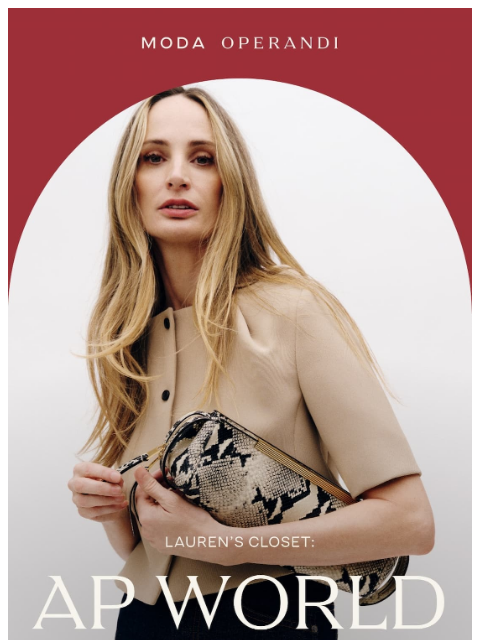 modaoperandi newsletter: AP World History at NYFW