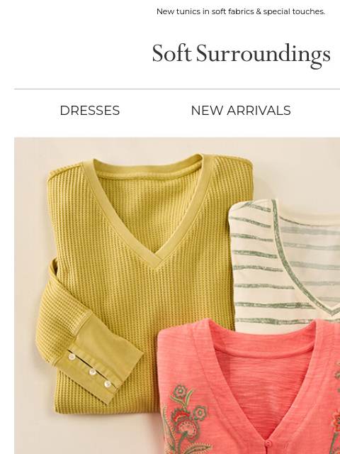 softsurroundings newsletter: Artful for Everyday