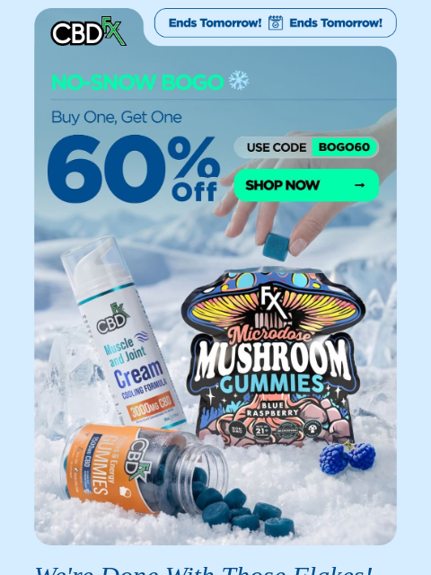 cbdfx newsletter: This snow is getting old