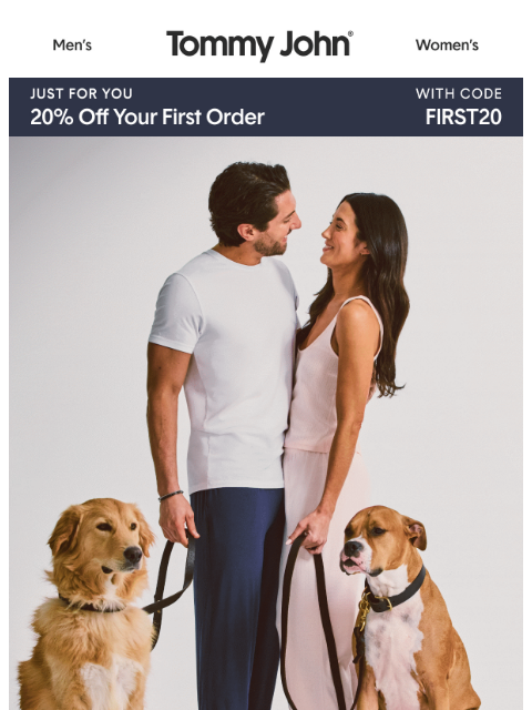 tommyjohn newsletter: Weekend Essentials For Him & Her