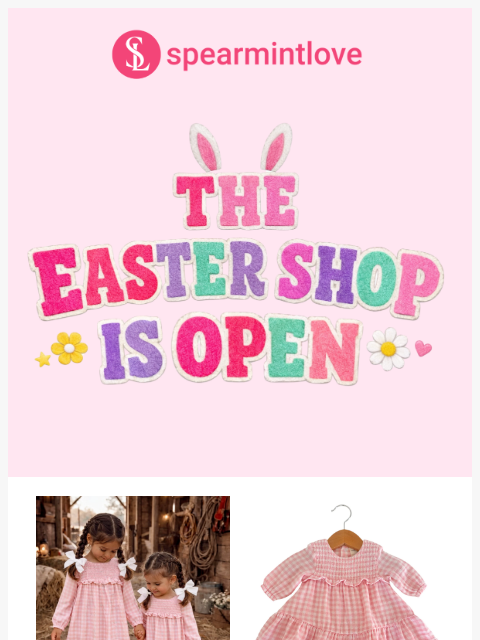 spearmintlove newsletter: Hop into Easter Fun! 🐰