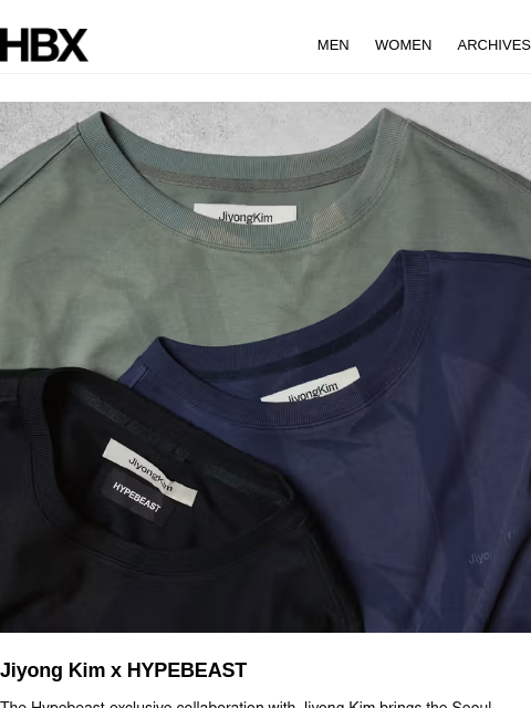 hbx newsletter: Jiyong Kim x HYPEBEAST