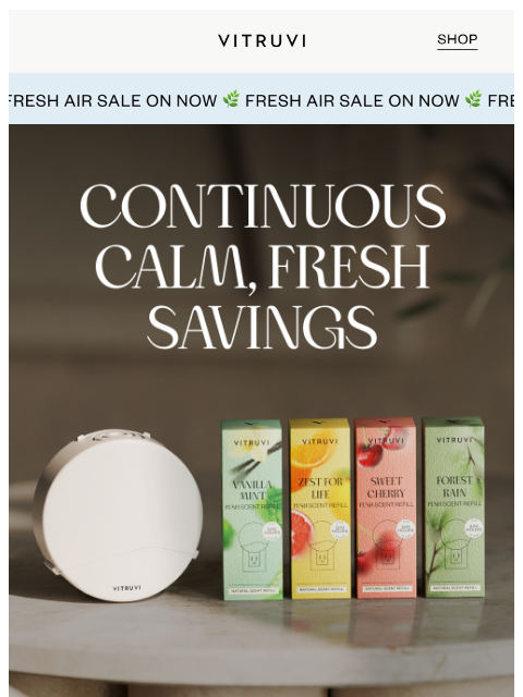 vitruvi newsletter: Save On Push Plug-In For A Limited Time 🌿