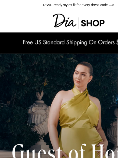 dia newsletter: Spring Weddings Ahead? Wear These...​