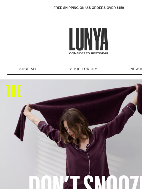 lunya newsletter: The Silk Archive Sale Ends Tomorrow
