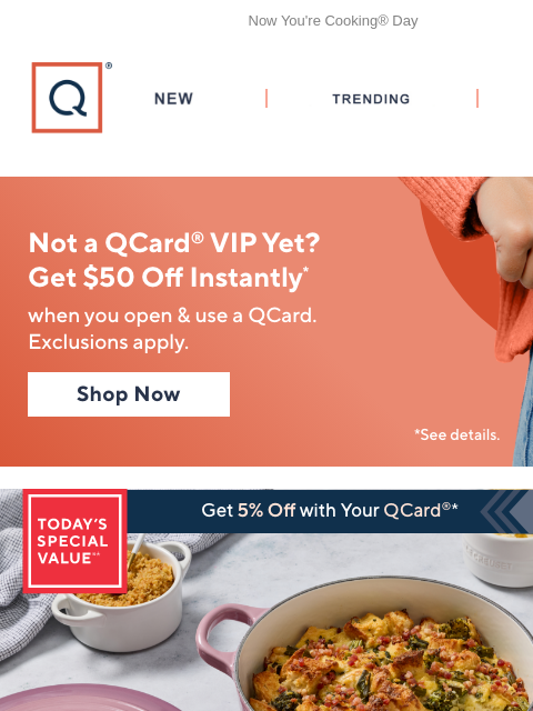 qvcemail newsletter: Secret Ingredient: Le Creuset