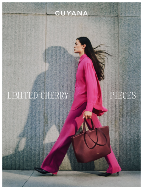 cuyana newsletter: Cherry is Almost Gone