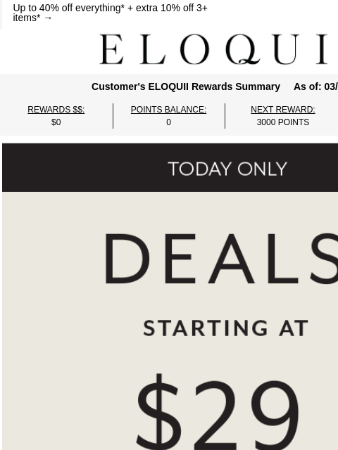 eloquii newsletter: Save on spring: your stacked offer 🤍