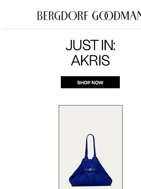 bergdorfgoodman newsletter: Just In: Akris