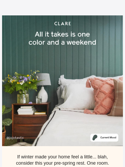 clare newsletter: Your fastest spring refresh starts here (this week...