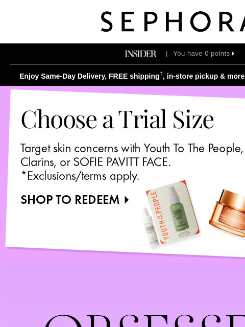 sephora newsletter: 20% off all tarte ENDS TODAY ⏳