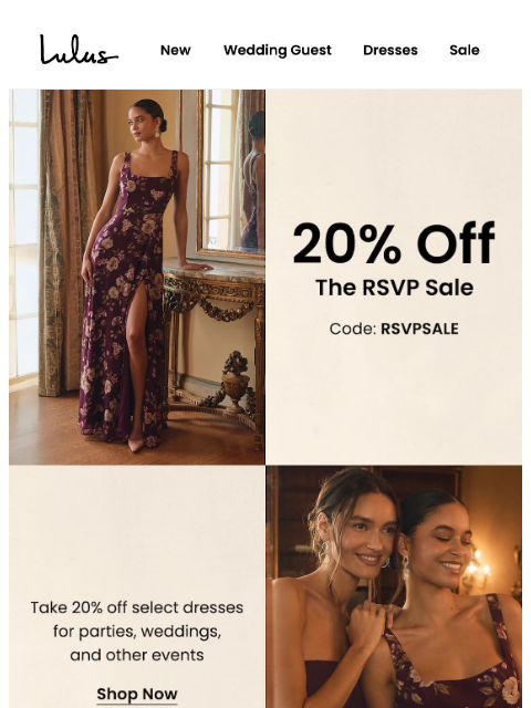 lulus newsletter: Party Dresses On Sale Now ​