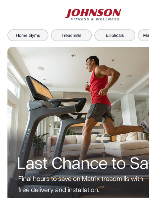 johnsonfit newsletter: Last Chance to Save