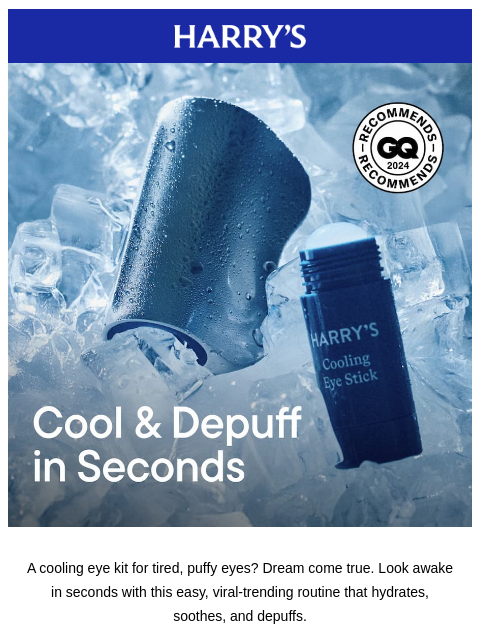 harrys newsletter: This bestselling eye set? Undeniably cool
