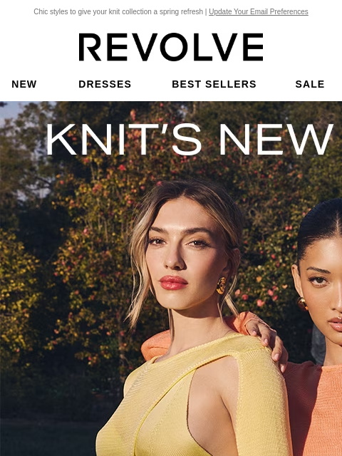 Chic styles to give your knit collection a spring refresh | Update Your Email Preferences New Dresses Best Sellers Sale My Favorites Beauty New Dresses Best Sellers Sale My Favs Beauty Knit's New