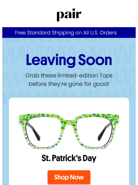 Prep your St. Paddy's Pair🍀 ͏ ͏ ͏ ͏ ͏ ͏ ͏ ͏ ͏ ͏ ͏ ͏ ͏ ͏ ͏ ͏ ͏ ͏ ͏ ͏ ͏ ͏ ͏ ͏ ͏ ͏ ͏ ͏ ͏ ͏ ͏ ͏ ͏ ͏ ͏ ͏ ͏ ͏ ͏ ͏ ͏ ͏ ͏ ͏ ͏ ͏ ͏ ͏ ͏ ͏ ͏ ͏ ͏ ͏ ͏ ͏ ͏ ͏ ͏ ͏ ͏ ͏ ͏ ͏ ͏ ͏ ͏ ͏ ͏ ͏ ͏ ͏ ͏ ͏ ͏ ͏ ͏ ͏ ͏ ͏ ͏ ͏ ͏ ͏ ͏