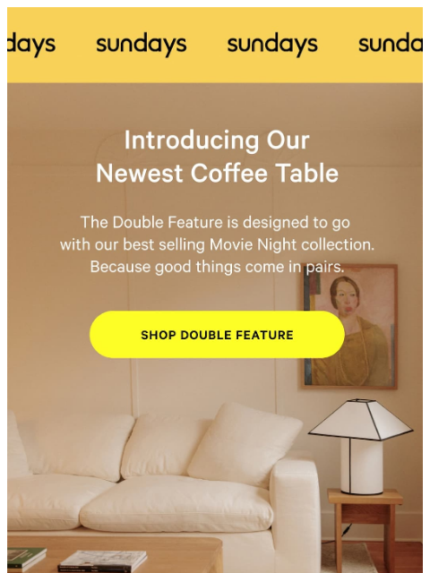 sundays-company newsletter: The chemistry is undeniable 🔥