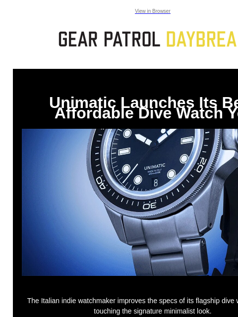 gearpatrol newsletter: Are Technical Sweaters the Next Big Thing in Outer...