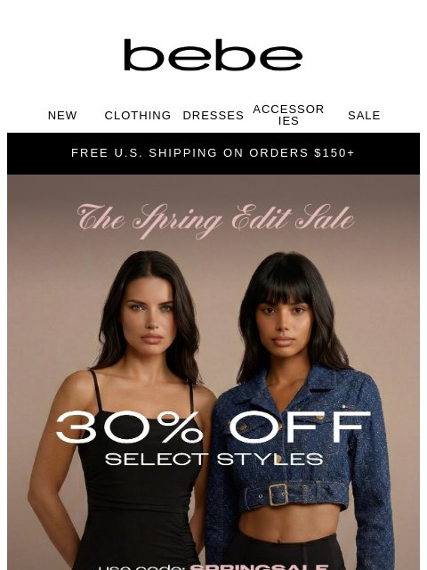 bebe newsletter: 💔 Last Day, Babe - 30% Off Is Ending