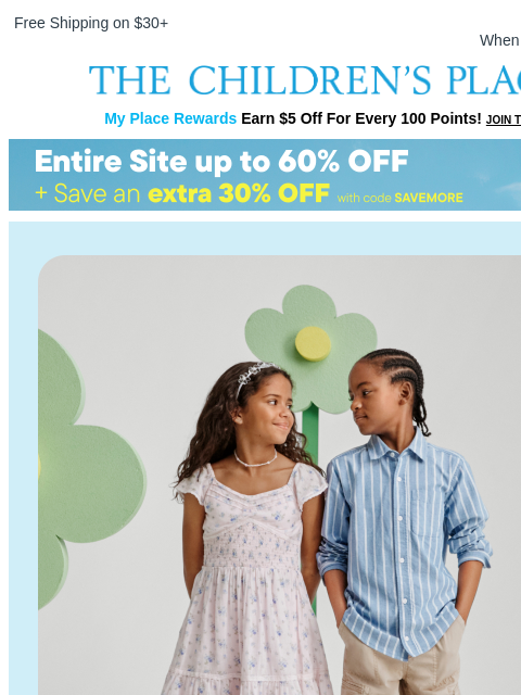 childrensplace newsletter: Dressing Up for Easter? YES! 🙌✨