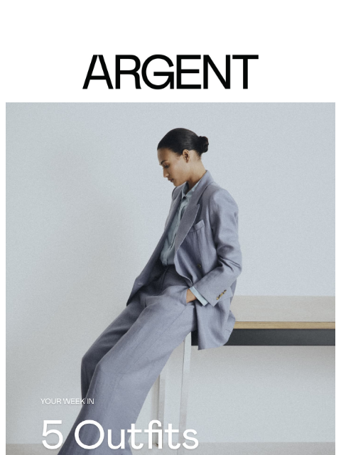 argentwork newsletter: Your Week In 5 Outfits